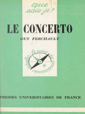 cover image of Le concerto